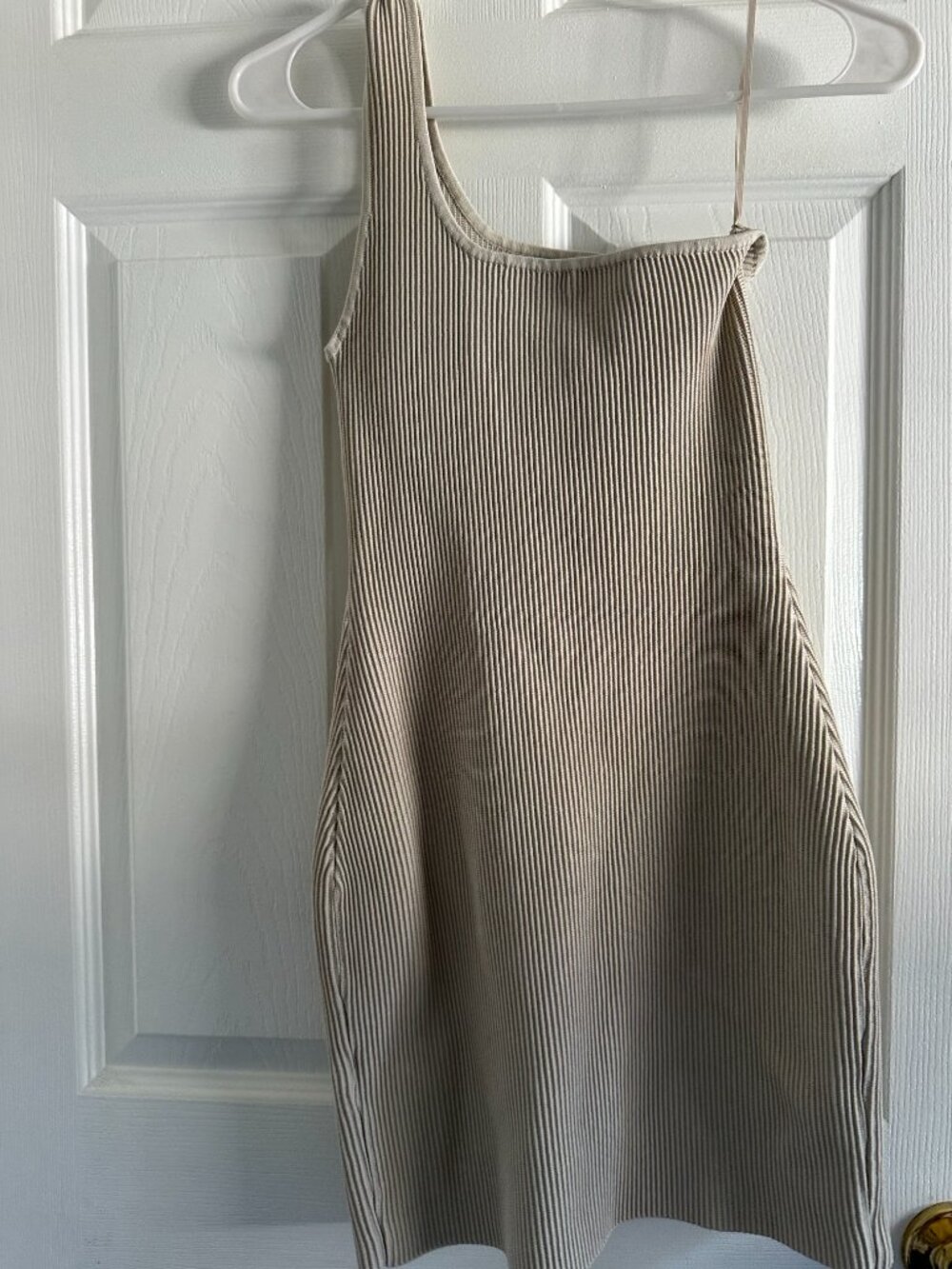 One Shoulder Rib Dress - Picture 2 of 5